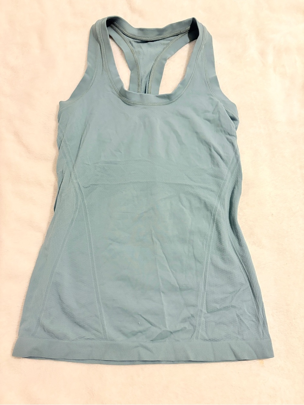 Athleta ribbed racerback tank top 🐢🥝
